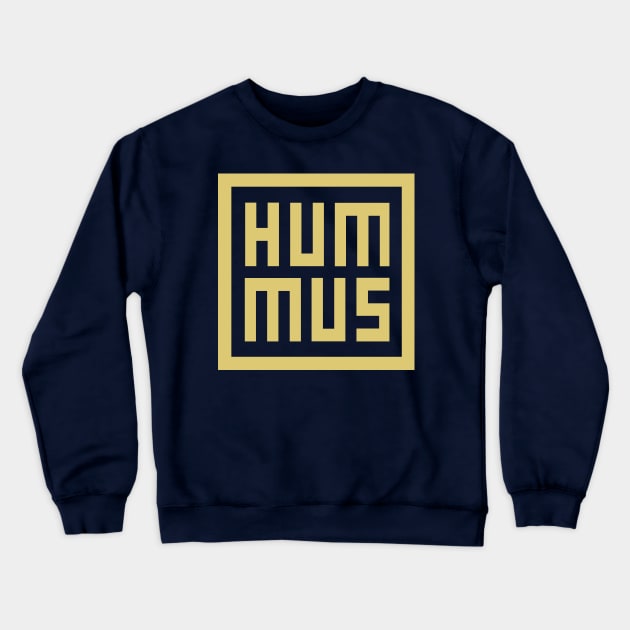 Hummus Pixels Crewneck Sweatshirt by StickSicky